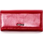 FPrice Dámská červená podlouhlá kožená peněženka ONE SIZE