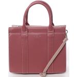 Dámské Luxusní kabelky David Jones v růžové barvě z koženky ve slevě 