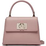 Dámské Luxusní kabelky FURLA Furla v růžové barvě z látky 