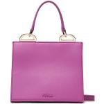 Dámské Luxusní kabelky FURLA Furla ve fialové barvě z koženky veganské ve slevě 