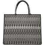 Dámské Luxusní kabelky FURLA Furla v šedé barvě z látky 