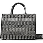 Dámské Luxusní kabelky FURLA Furla v šedé barvě z látky ve slevě 