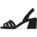 Dámské Kožené sandály FURLA Furla v černé barvě z kůže ve velikosti 39 ve slevě na léto 