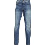 Pánské Straight Fit džíny G-Star 3301 v modré barvě z džínoviny ve velikosti 10 XL šířka 33 raw ve slevě 