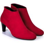 Dámské Kotníčkové boty na podpatku Gabor v červené barvě v elegantním stylu ze syntetiky ve velikosti 38 