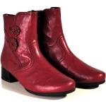 Dámské Kotníčkové boty na podpatku Gabor v červené barvě ze syntetiky ve velikosti 37 ve slevě na zimu 