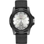 Pánské Náramkové hodinky Nepromokavé v černé barvě v army stylu vhodné na Sport 