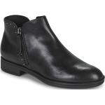 Dámské Kožené kotníkové boty Geox Jaylon v černé barvě ve velikosti 41 s výškou podpatku do 3 cm 