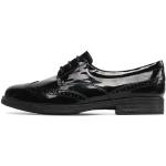 Chlapecké  Společenská obuv Geox Agata v černé barvě v lakovaném stylu z kůže ve velikosti 38 ve slevě 