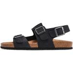 Pánské Kožené sandály Geox v černé barvě z kůže ve velikosti 42 ve slevě na léto 
