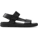 Pánské Kožené sandály Geox v černé barvě z kůže ve velikosti 42 na léto 