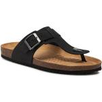Pánské Kožené sandály Geox v černé barvě z kůže ve velikosti 44 ve slevě na léto 