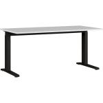 Psací stoly ve světle šedivé barvě v minimalistickém stylu s nastavitelnou výškou 