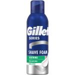 Pánské Pěny na holení Gillette Series o objemu 200 ml s přísadou aloe vera pro citlivou pleť 