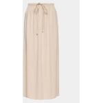 Dámské Dlouhé sukně v béžové barvě z viskózy ve velikosti L maxi ve slevě 
