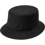 Pánské Bucket klobouky Fawler v černé barvě z bavlny na léto 