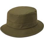 Pánské Bucket klobouky Fawler v olivové barvě z bavlny na léto 