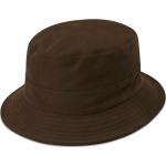 Pánské Bucket klobouky Fawler v hnědé barvě z bavlny 