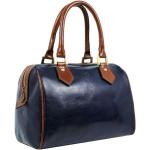 Elegantní kabelky Glara v tmavě modré barvě v elegantním stylu z hovězí kůže 