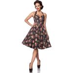 Dámské Korzetové šaty Glara vícebarevné ve vintage stylu s květinovým vzorem 