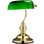Stolní lampy Globo Lightning Antique ve zlaté barvě v elegantním stylu z plastu kompatibilní s E27 