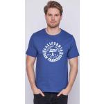GloStory Pánské tričko California Barva: Modrá, Velikost: S