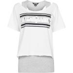 Golddigga Double Layer dámské tričko White/Grey M 14 (L)