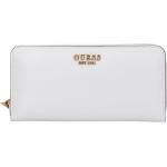 Dámské Luxusní peněženky Guess v bílé barvě z polyuretanu 