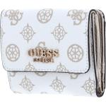 Dámské Luxusní peněženky Guess v bílé barvě z polyuretanu 