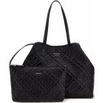 Dámské Luxusní kabelky Guess v černé barvě z polyuretanu 