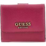 Dámské Luxusní peněženky Guess v růžové barvě z polyuretanu 