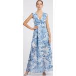 Dámské Šaty s potiskem Guess v modré barvě s květinovým vzorem z polyesteru ve velikosti XS 