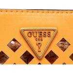 Dámské Luxusní kabelky Guess v oranžové barvě z koženky veganské 