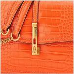 Dámské Messenger tašky přes rameno Guess v oranžové barvě z koženky veganské 