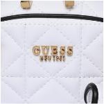 Dámské Luxusní kabelky Guess v bílé barvě z koženky veganské 