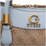 Dámské Luxusní kabelky Guess v hnědé barvě z koženky veganské 