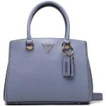 Dámské Luxusní kabelky Guess Noelle v modré barvě z koženky veganské 