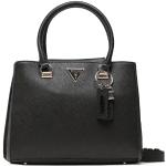 Dámské Luxusní kabelky Guess Noelle v černé barvě z koženky veganské ve slevě 
