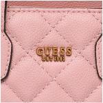 Dámské Luxusní kabelky Guess v růžové barvě z koženky veganské 