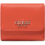 Luxusní peněženky Guess v oranžové barvě z polyesteru 