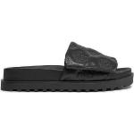 Dámské Kožené pantofle Guess v černé barvě z koženky ve velikosti 41 veganské ve slevě 