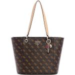 GUESS Noelle Elite Small Tote Brown Logo