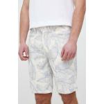 Pánská  Letní móda Guess ve smetanové barvě z bavlny ve velikosti 9 XL 
