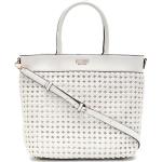 Luxusní kabelky Guess v bílé barvě z polyuretanu s nýty 