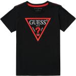 Dětská trička s krátkým rukávem Guess v černé barvě ve velikosti 12 