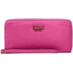 Pánské Luxusní peněženky Guess v růžové barvě z koženky 