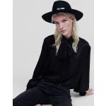 Dámské Halenky se stojáčkem Karl Lagerfeld v černé barvě v elegantním stylu ve velikosti 10 XL 