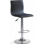 Barové židle Halmar v šedé barvě z polyuretanu s nastavitelnou výškou 