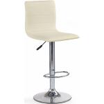 Barové židle Halmar v šedé barvě z polyuretanu s nastavitelnou výškou 
