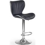 Barové židle Halmar v šedé barvě v elegantním stylu prošívané z polyuretanu 